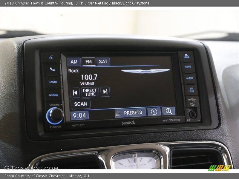 Billet Silver Metallic / Black/Light Graystone 2013 Chrysler Town & Country Touring