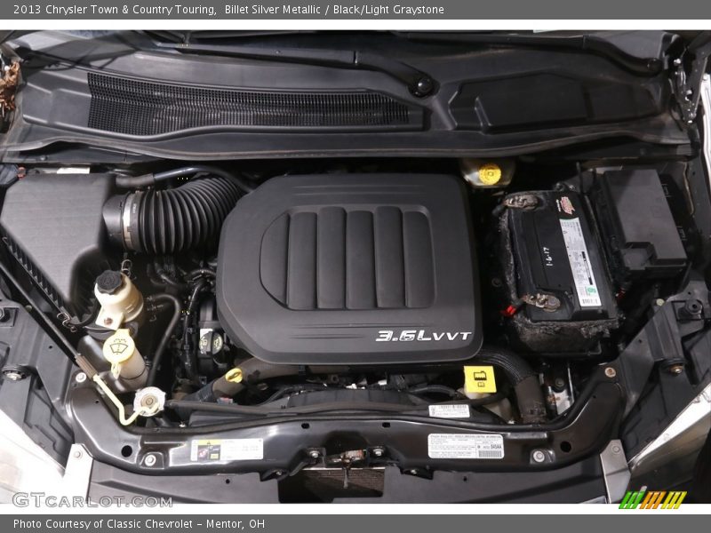 Billet Silver Metallic / Black/Light Graystone 2013 Chrysler Town & Country Touring