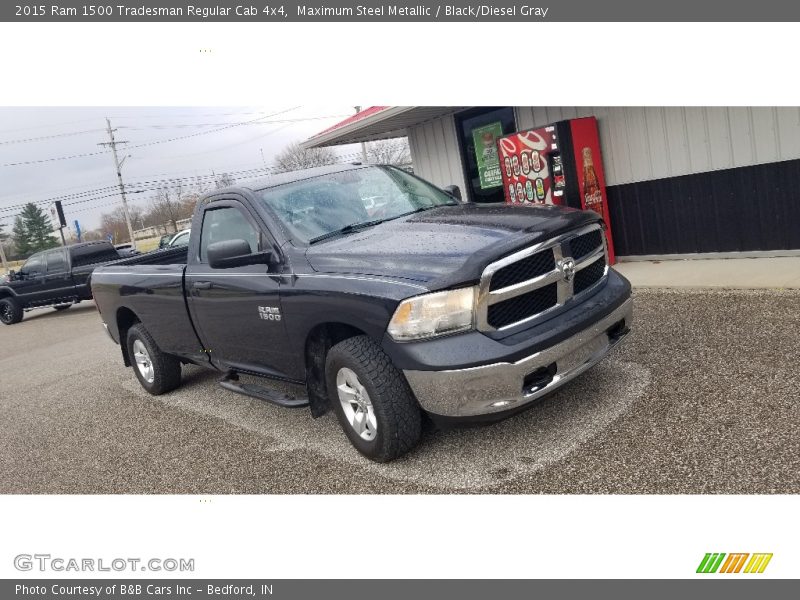 Maximum Steel Metallic / Black/Diesel Gray 2015 Ram 1500 Tradesman Regular Cab 4x4