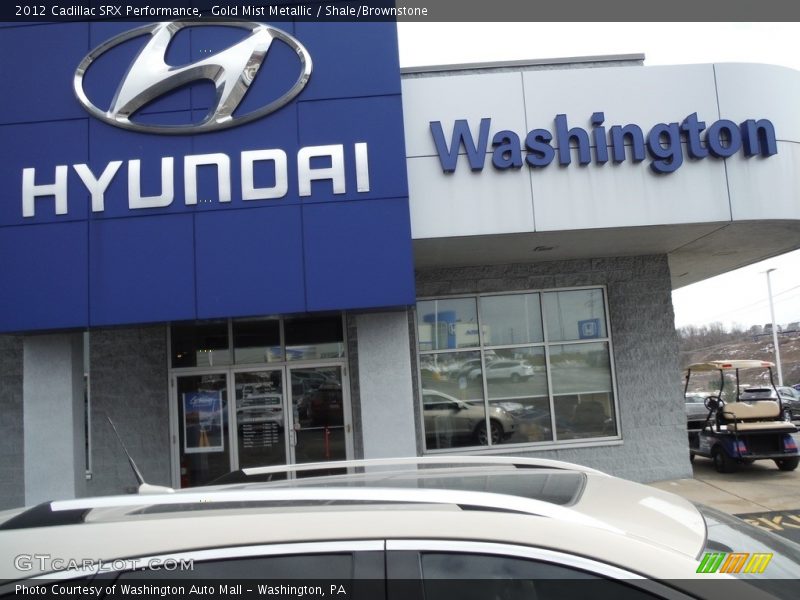 Gold Mist Metallic / Shale/Brownstone 2012 Cadillac SRX Performance