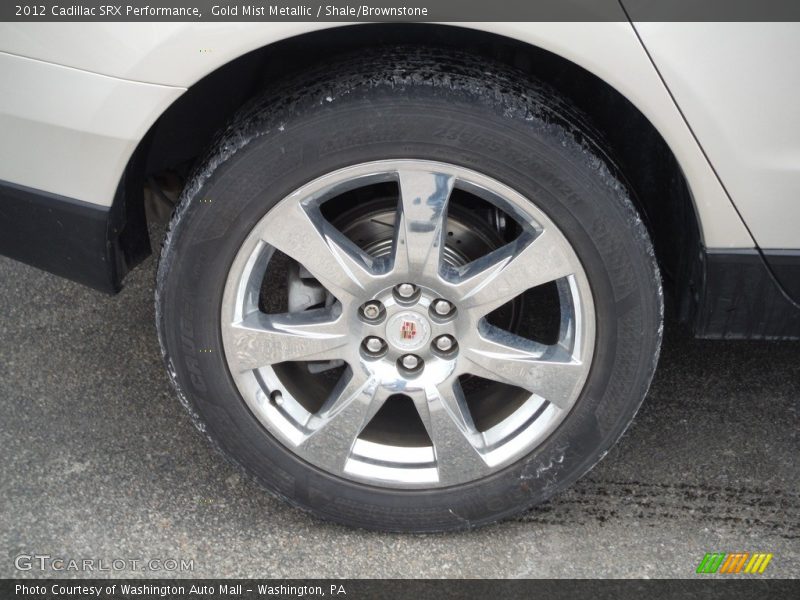 Gold Mist Metallic / Shale/Brownstone 2012 Cadillac SRX Performance