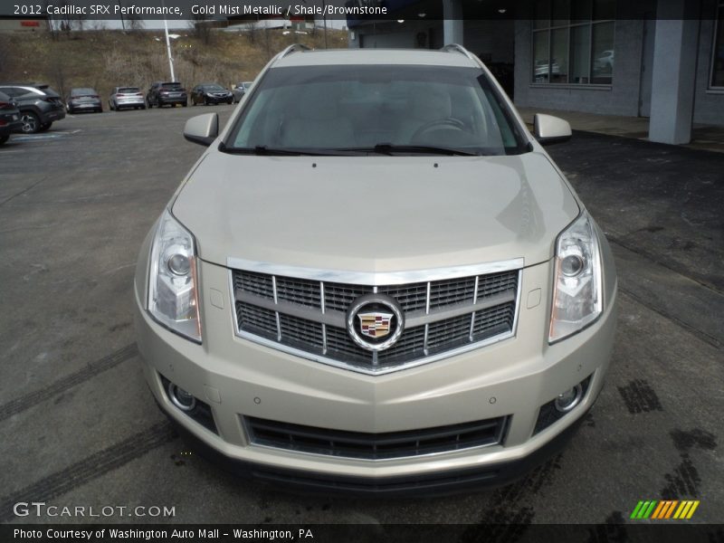 Gold Mist Metallic / Shale/Brownstone 2012 Cadillac SRX Performance