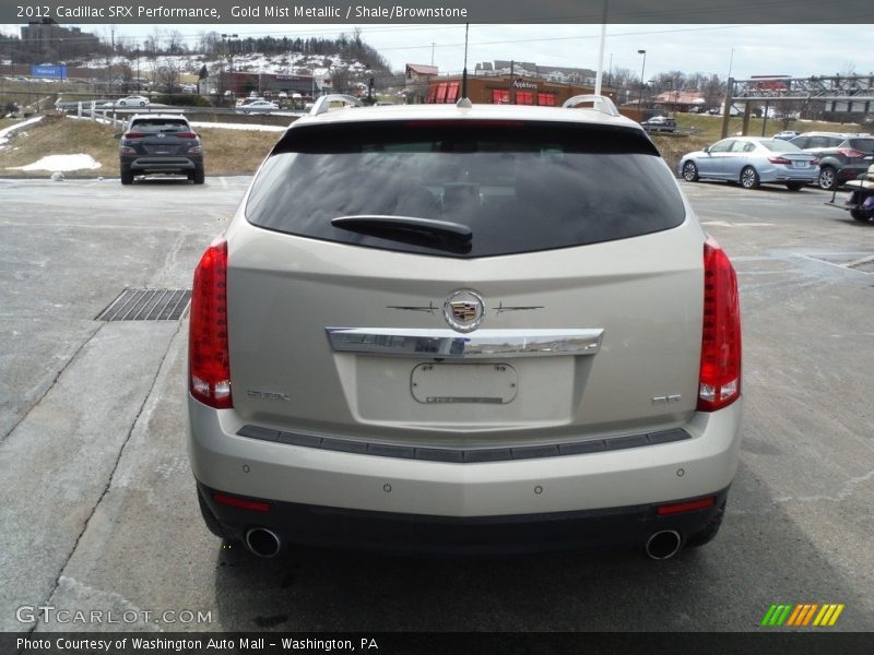 Gold Mist Metallic / Shale/Brownstone 2012 Cadillac SRX Performance