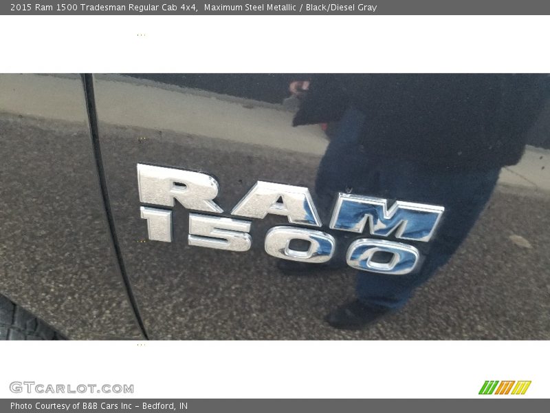 Maximum Steel Metallic / Black/Diesel Gray 2015 Ram 1500 Tradesman Regular Cab 4x4