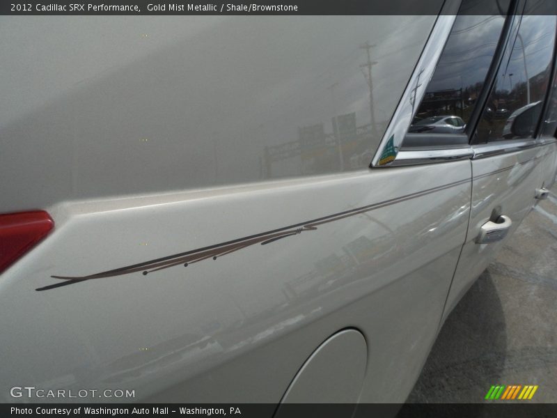 Gold Mist Metallic / Shale/Brownstone 2012 Cadillac SRX Performance