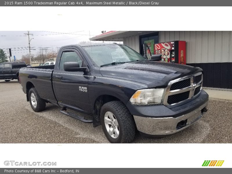 Maximum Steel Metallic / Black/Diesel Gray 2015 Ram 1500 Tradesman Regular Cab 4x4