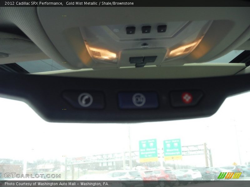 Gold Mist Metallic / Shale/Brownstone 2012 Cadillac SRX Performance