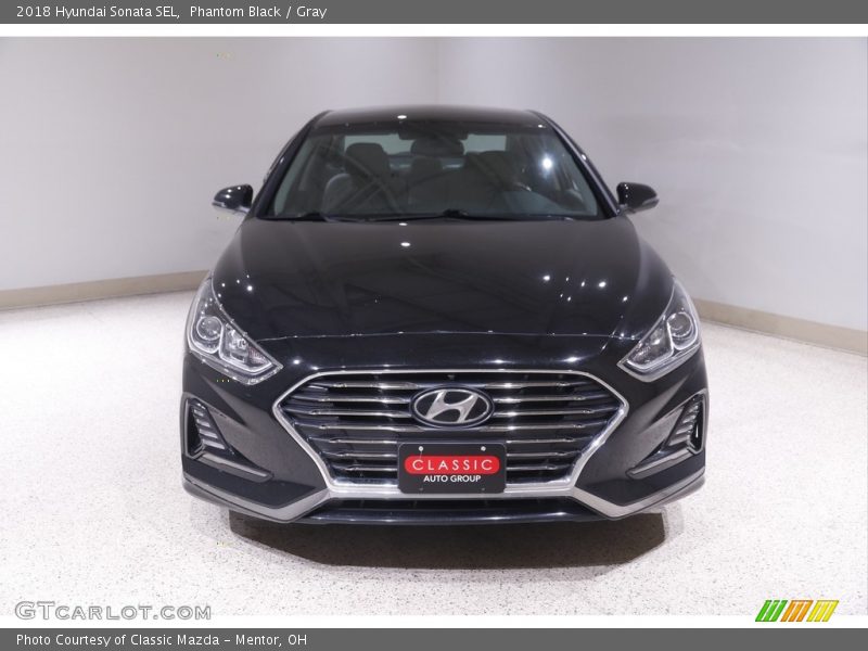 Phantom Black / Gray 2018 Hyundai Sonata SEL