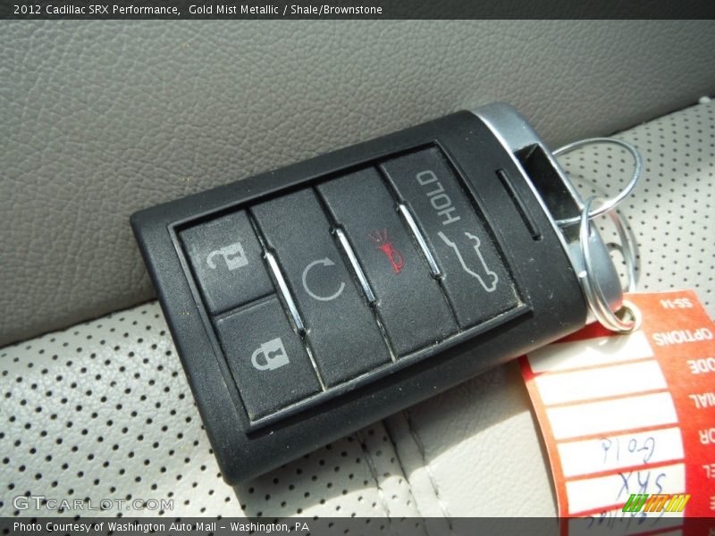 Gold Mist Metallic / Shale/Brownstone 2012 Cadillac SRX Performance