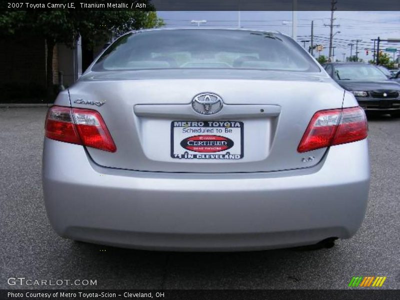 Titanium Metallic / Ash 2007 Toyota Camry LE