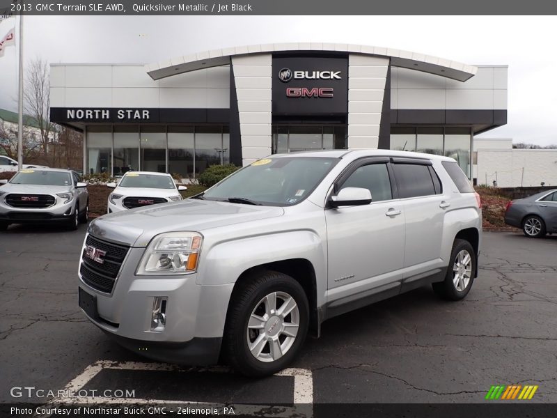 Quicksilver Metallic / Jet Black 2013 GMC Terrain SLE AWD
