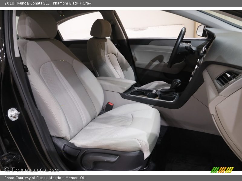 Phantom Black / Gray 2018 Hyundai Sonata SEL