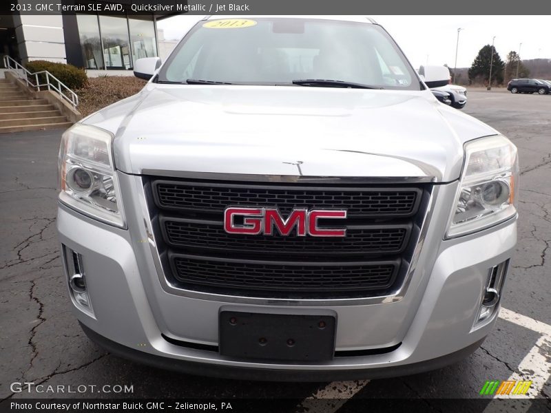 Quicksilver Metallic / Jet Black 2013 GMC Terrain SLE AWD