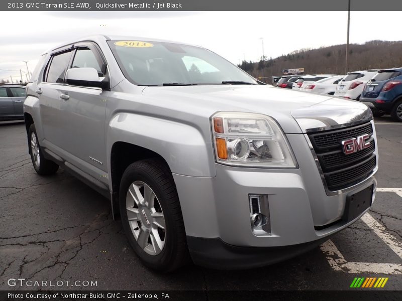 Quicksilver Metallic / Jet Black 2013 GMC Terrain SLE AWD