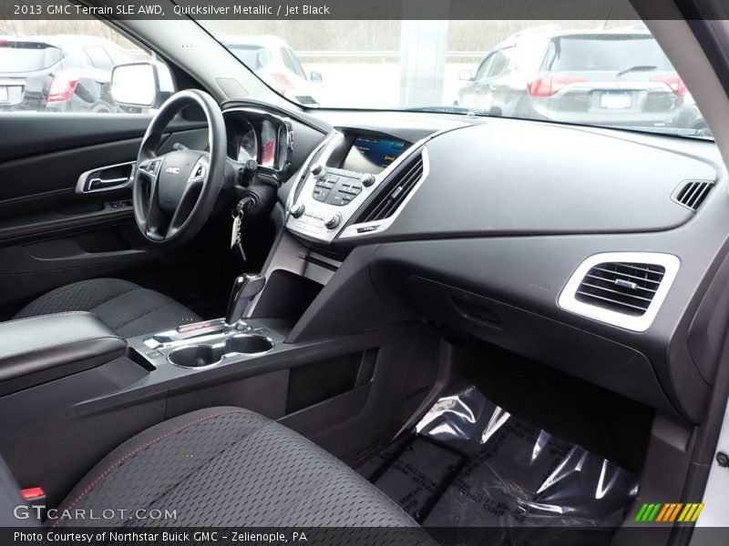 Quicksilver Metallic / Jet Black 2013 GMC Terrain SLE AWD