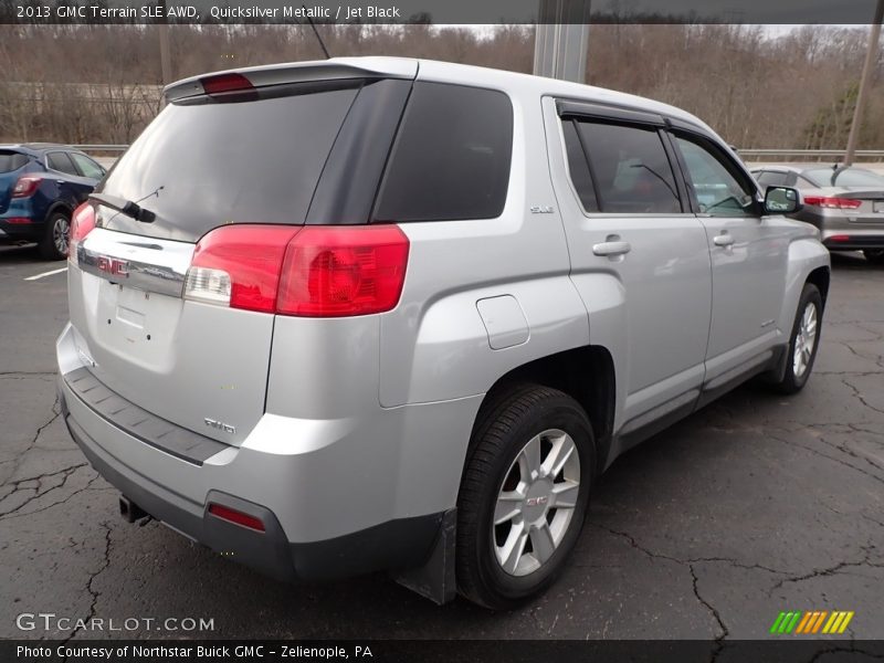 Quicksilver Metallic / Jet Black 2013 GMC Terrain SLE AWD