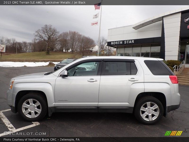 Quicksilver Metallic / Jet Black 2013 GMC Terrain SLE AWD