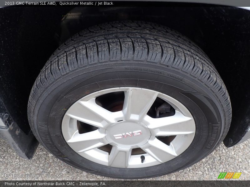 Quicksilver Metallic / Jet Black 2013 GMC Terrain SLE AWD