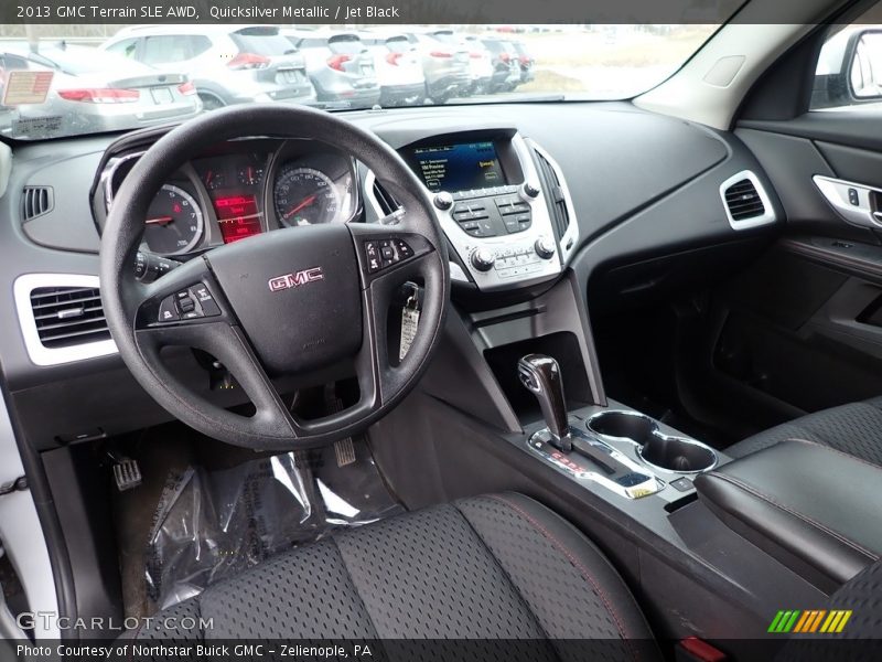 Quicksilver Metallic / Jet Black 2013 GMC Terrain SLE AWD