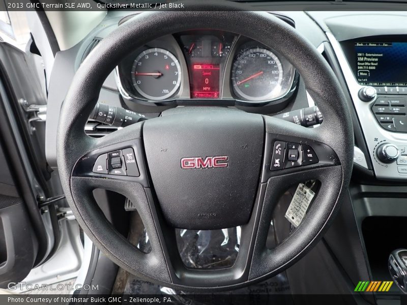 Quicksilver Metallic / Jet Black 2013 GMC Terrain SLE AWD