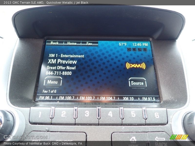 Quicksilver Metallic / Jet Black 2013 GMC Terrain SLE AWD