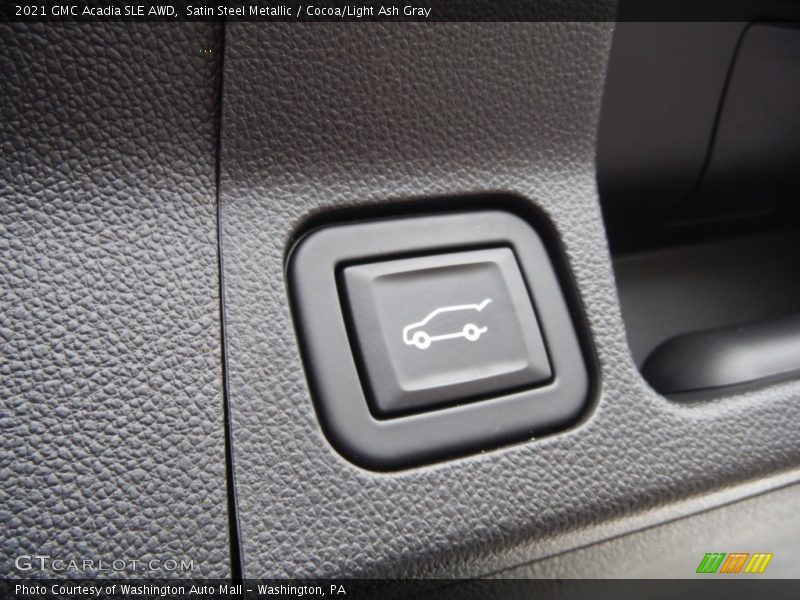 Satin Steel Metallic / Cocoa/Light Ash Gray 2021 GMC Acadia SLE AWD