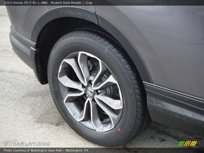 Modern Steel Metallic / Gray 2020 Honda CR-V EX-L AWD
