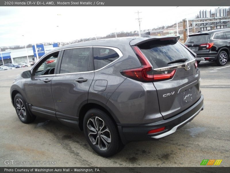 Modern Steel Metallic / Gray 2020 Honda CR-V EX-L AWD