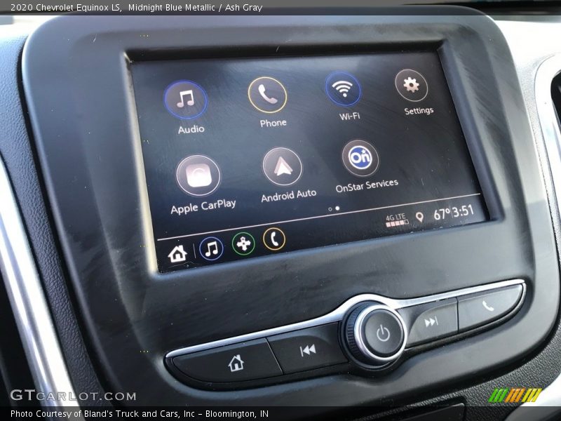Midnight Blue Metallic / Ash Gray 2020 Chevrolet Equinox LS