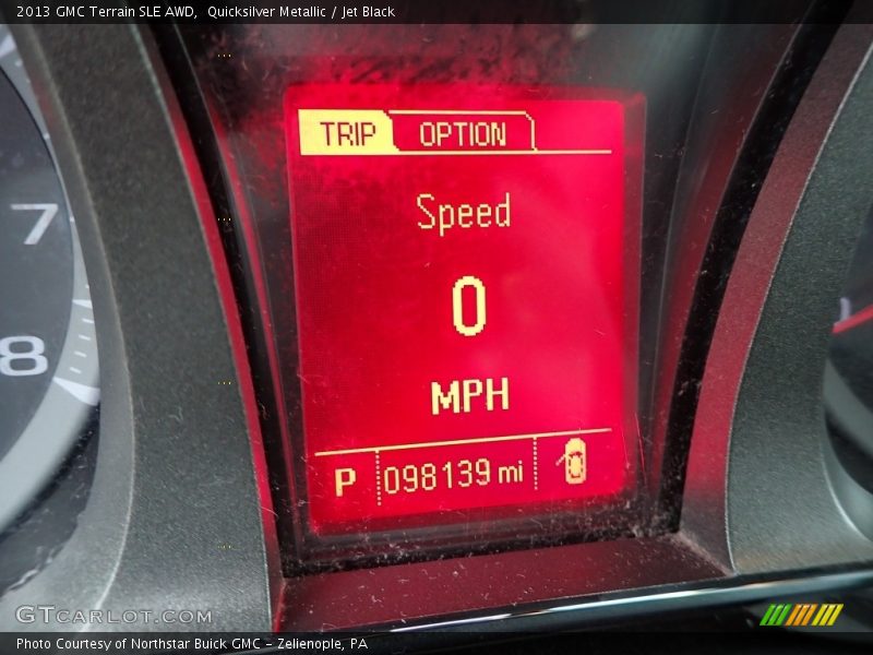 Quicksilver Metallic / Jet Black 2013 GMC Terrain SLE AWD