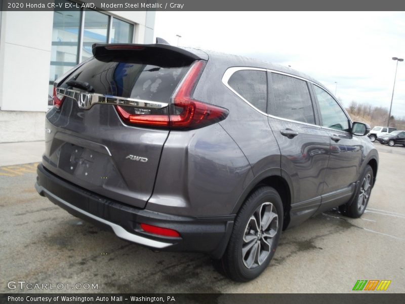 Modern Steel Metallic / Gray 2020 Honda CR-V EX-L AWD
