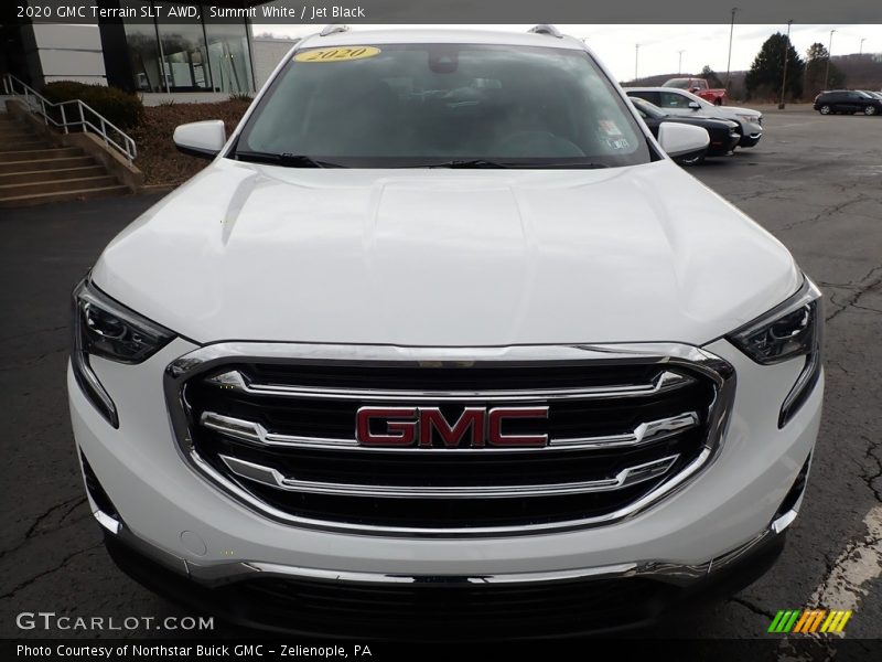 Summit White / Jet Black 2020 GMC Terrain SLT AWD