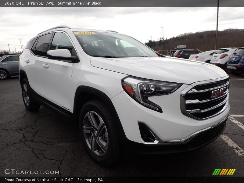 Summit White / Jet Black 2020 GMC Terrain SLT AWD