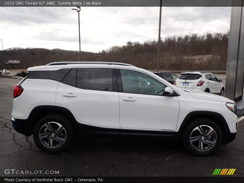 Summit White / Jet Black 2020 GMC Terrain SLT AWD