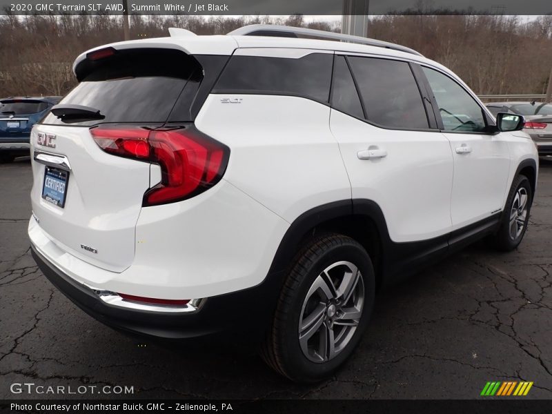 Summit White / Jet Black 2020 GMC Terrain SLT AWD