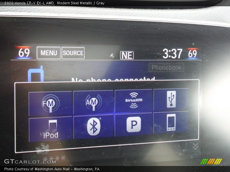 Modern Steel Metallic / Gray 2020 Honda CR-V EX-L AWD