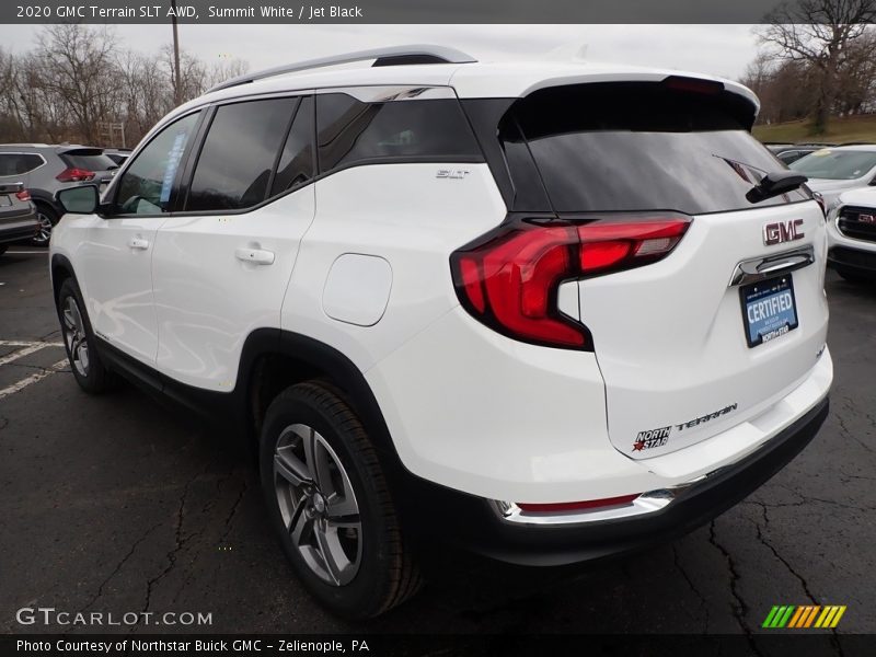 Summit White / Jet Black 2020 GMC Terrain SLT AWD