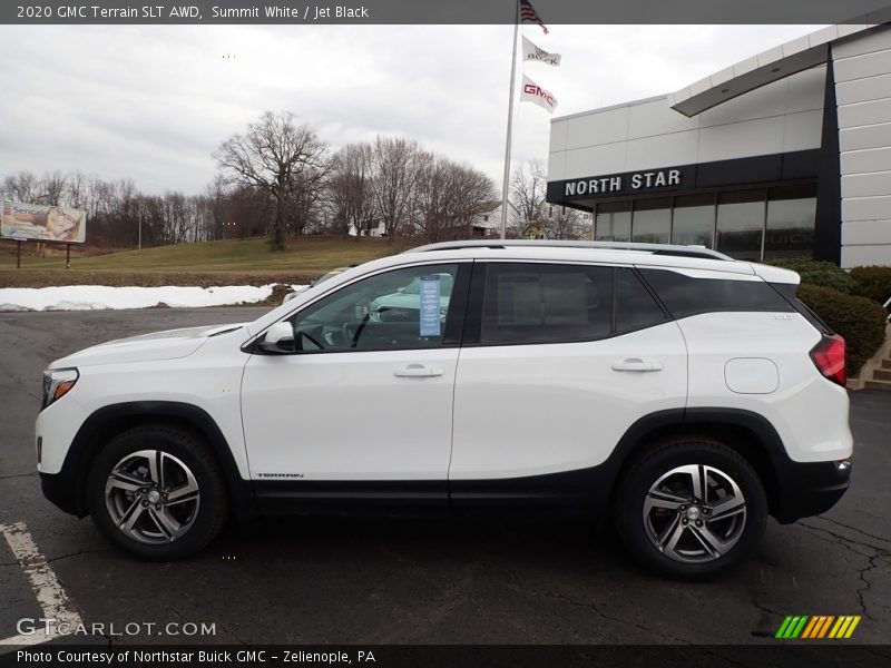 Summit White / Jet Black 2020 GMC Terrain SLT AWD