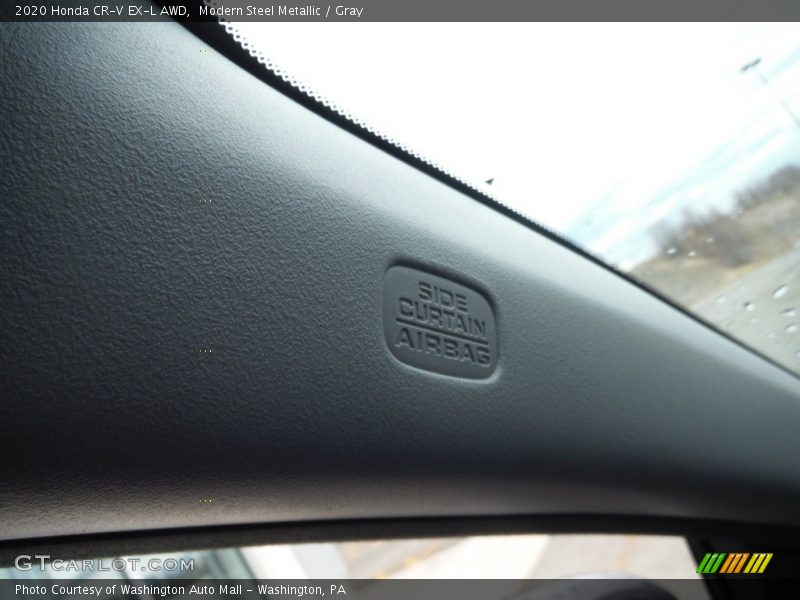 Modern Steel Metallic / Gray 2020 Honda CR-V EX-L AWD