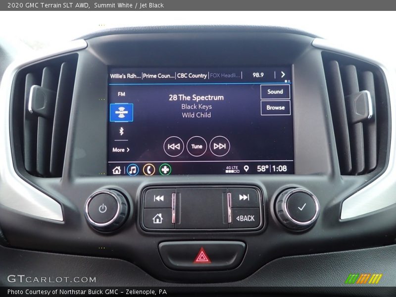 Summit White / Jet Black 2020 GMC Terrain SLT AWD