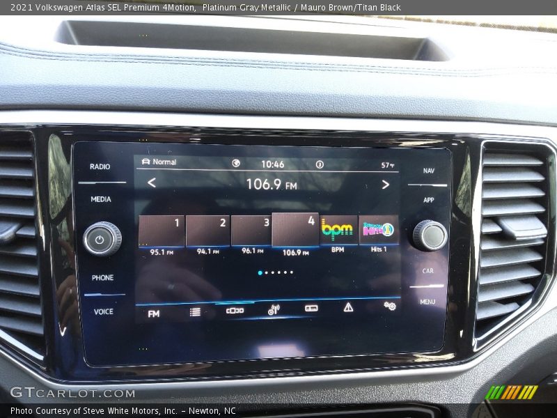 Controls of 2021 Atlas SEL Premium 4Motion