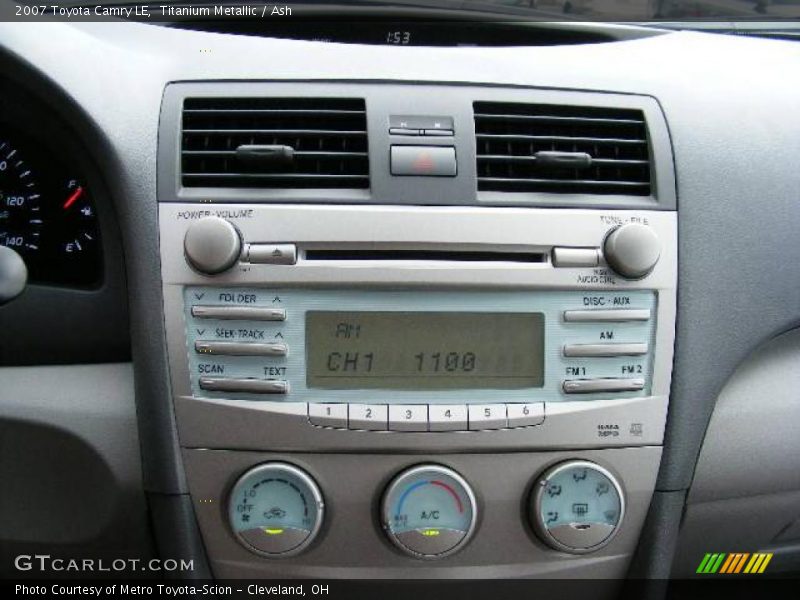 Titanium Metallic / Ash 2007 Toyota Camry LE