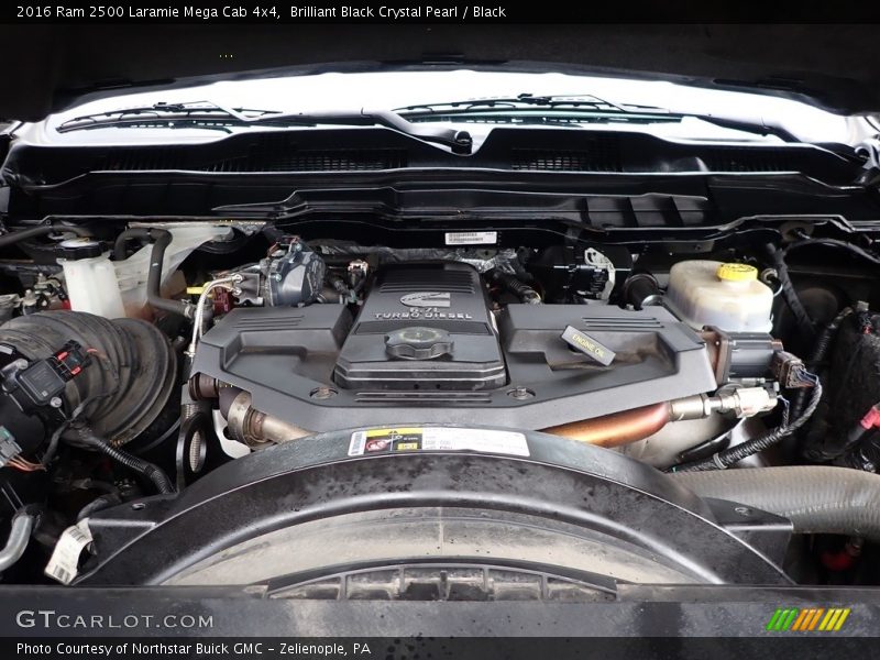  2016 2500 Laramie Mega Cab 4x4 Engine - 6.7 Liter OHV 24-Valve Cummins Turbo-Diesel Inline 6 Cylinder
