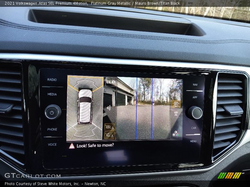 Platinum Gray Metallic / Mauro Brown/Titan Black 2021 Volkswagen Atlas SEL Premium 4Motion