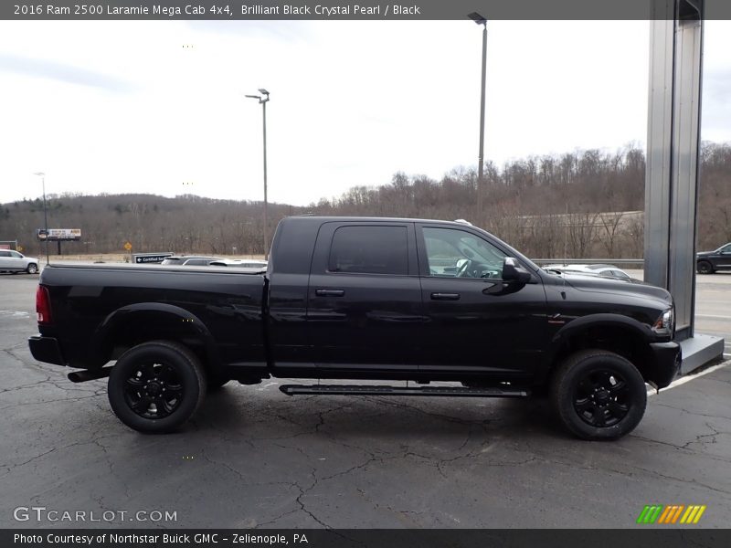  2016 2500 Laramie Mega Cab 4x4 Brilliant Black Crystal Pearl