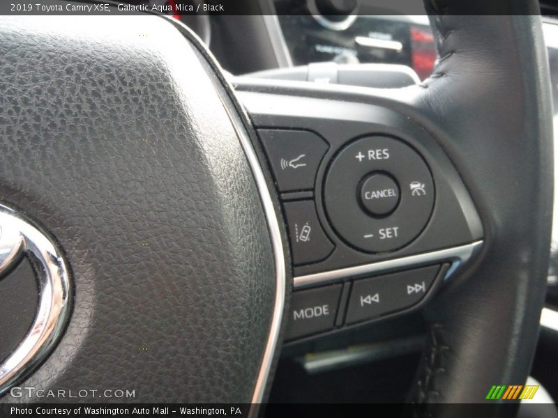 Galactic Aqua Mica / Black 2019 Toyota Camry XSE