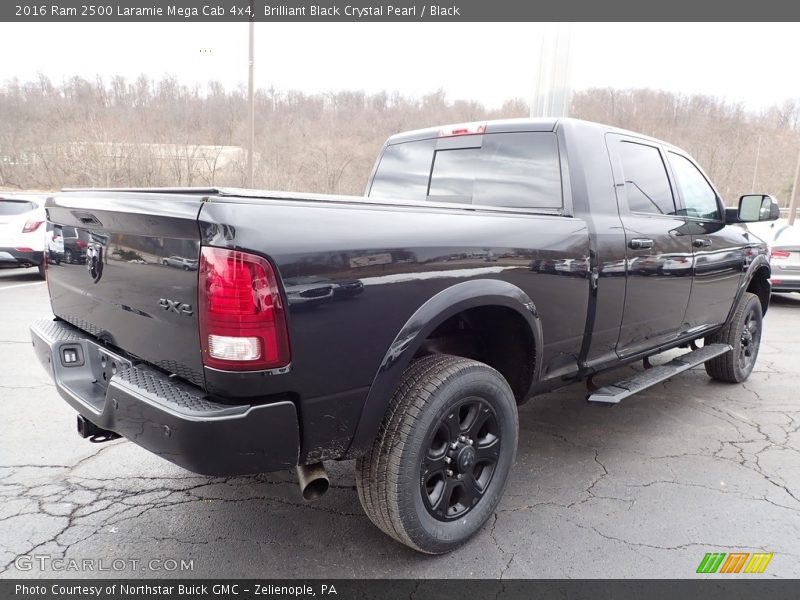  2016 2500 Laramie Mega Cab 4x4 Brilliant Black Crystal Pearl