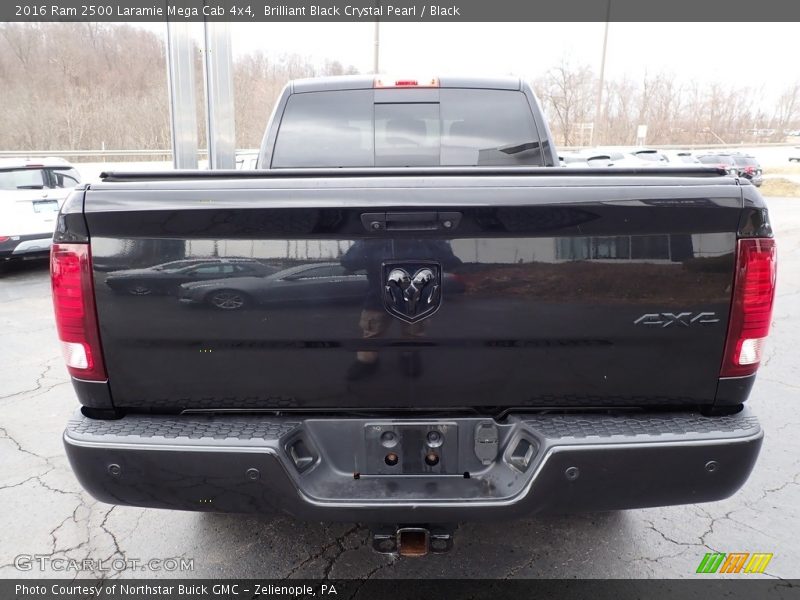 Brilliant Black Crystal Pearl / Black 2016 Ram 2500 Laramie Mega Cab 4x4