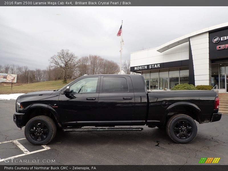  2016 2500 Laramie Mega Cab 4x4 Brilliant Black Crystal Pearl