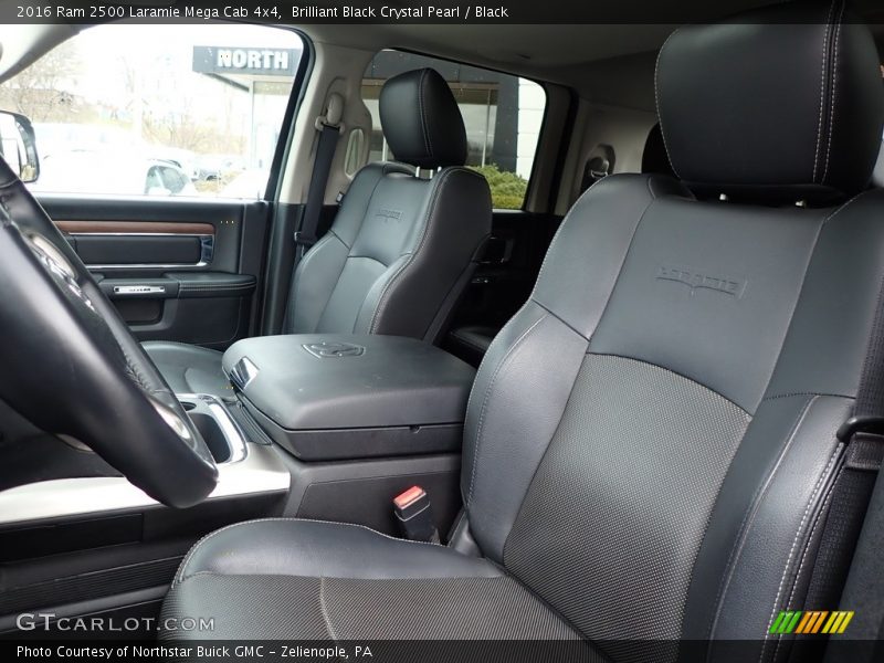 Front Seat of 2016 2500 Laramie Mega Cab 4x4